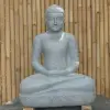  Product image 1 of the product “Seated Buddha made of Riverstone in Dhyana position - gesture of meditation, H. 80cm. ”